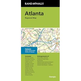 Rand McNally Folded Map: Atlanta Regional Map