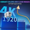 [Auto Focus & 2026 Upgraded] Mini Projector 1080P FHD Support