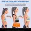 Back Brace Posture Corrector for Women and Men, Adjustable Back