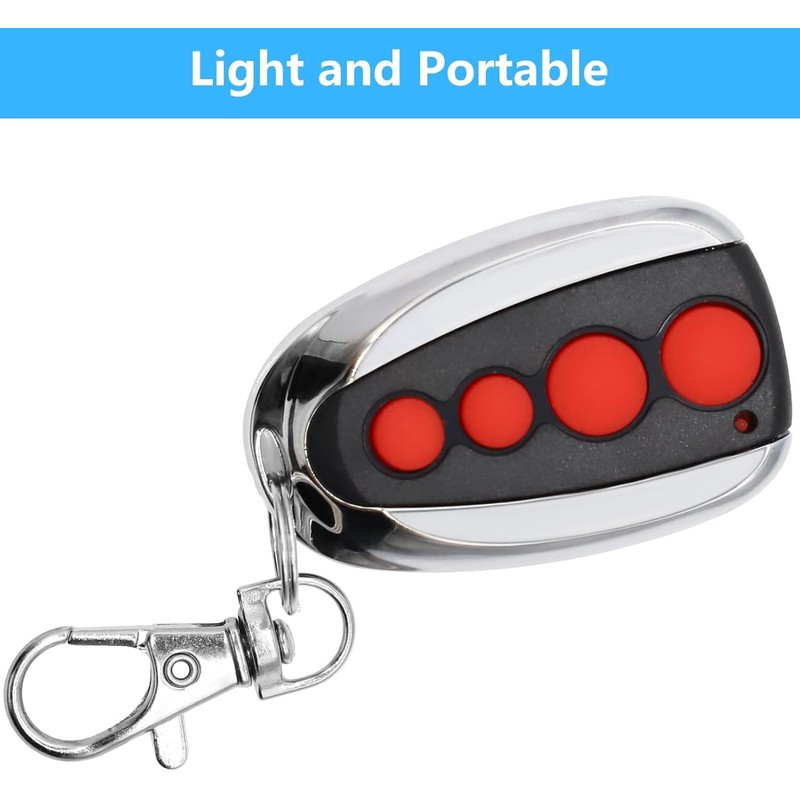 2PCS Garage Door Remote Control for Steel-Line ZT-07 Garage Remote