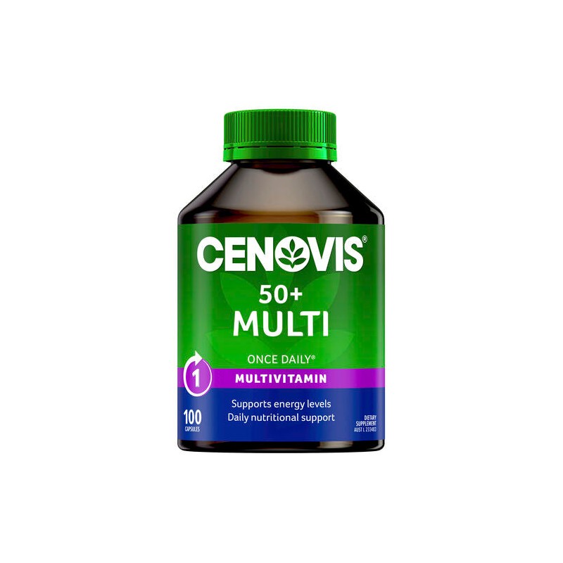 Cenovis 50+ Once Daily Multi Value Pack 100 Capsules
