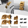 WWFGYX Hood Latches Aluminum Hood Latch Catch Kits Compatible with