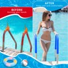 Vincreem 6 ft Pool Handrail Cover with Zippers Anti-Slip for
