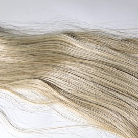 Mulaibdin Blonde Ponytail Extension, Hair Extensions Braid Extension with Clip, Wig Women Long 60 cm, Straight Ponytail Hairpiece, Braids Extensions, Hairpiece Braid with Drawstring