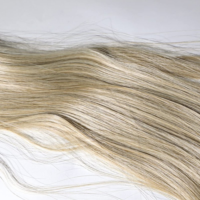 Mulaibdin Blonde Ponytail Extension, Hair Extensions Braid Extension with Clip,