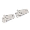 2Pcs Boat Hinges Stainless Steel Ship Door Durable Polishing AntiRust