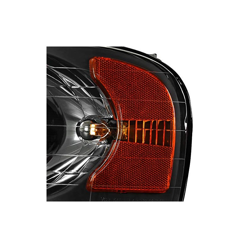 Spec-D Tuning Black Headlights Compatible with Dodge Ram 1500 2500