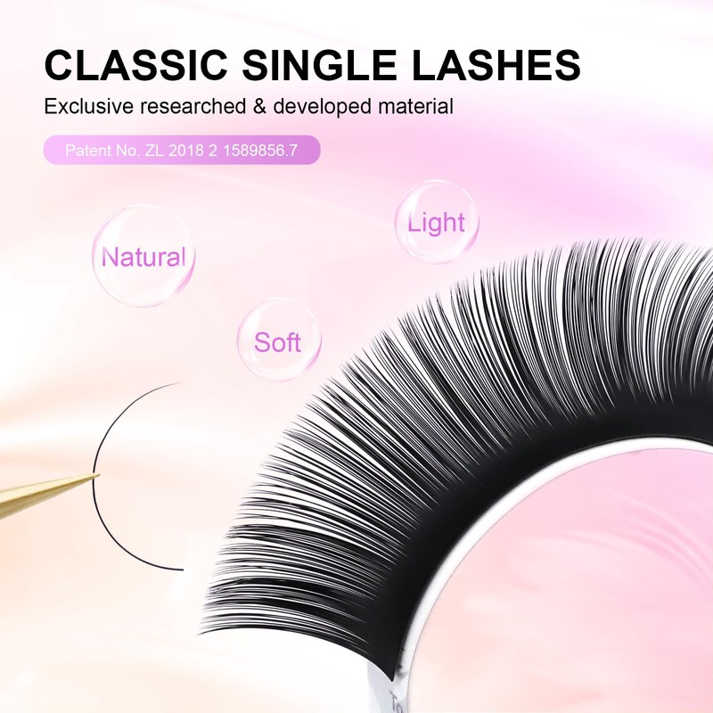 NAGARAKU Eyelash Extensions Synthetic Mink Tray with 16 Rows Light