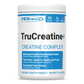 PEScience Trucreatine+ Powder, Premium Creatine Monohydrate, 90 Servings