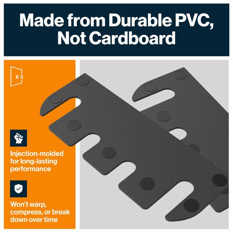 KS Hardware Door Hinge Shims (0.060 Inch Thickness, 4 Inch