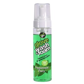 gloveglu Peppermint Parry Goalkeeper Glove Wash & Foam, Peppermint Scent, 7 fl oz, Foaming Cleaner for Goalkeeper Gloves