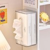 tenpiont Tissue Box Holder Wall Mounted, Clear Tissue Box Holder