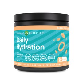 Amazing Nutrition Daily Hydration, Electrolyte Powder 30 Servings | Packed with Essential Minerals | Sugar-Free | Keto Friendly | Non-GMO | Gluten-Free (Natural Pina Colada)