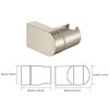 Muxios On Wall Mount Shower Bracket for Handheld Shower Head,