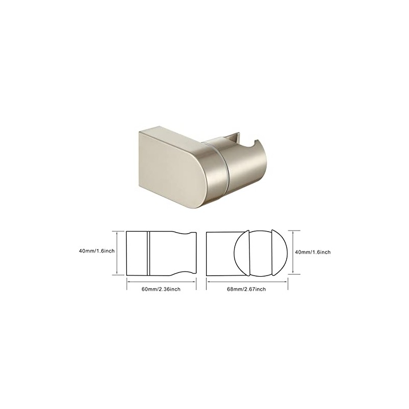 Muxios On Wall Mount Shower Bracket for Handheld Shower Head,