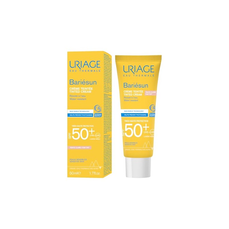 Uriage Bariésun crema SPF50+ color claro 50 ml – protección