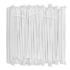 [100 Pcs] Bendy Individually Wrapped Plastic Straws - 8.25" Long