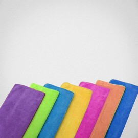 Microfiber Cleaning Cloth Fast Absorbent Easy Clean Kitchen Cloth Multi Purpose Washable Dusting Clothes Multi Colours (8)