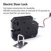 ATOPLEE Electronic Lock, 1pcs DC 12V 2A Carbon Steel Solenoid