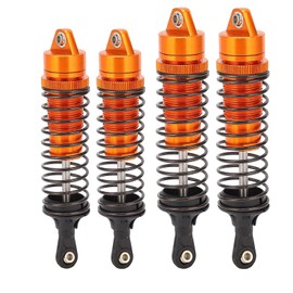 4Pcs Metal Orange Slash Shocks For Traxxas Slash 2wd Shocks Absorber Traxxas Slash 4x4 Shocks Traxxas Rustler Shocks Traxxas Stampede Shocks Traxxas Big Bore Shocks Absorber VXL Upgrade Parts Damper