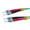 SF Cable 5m ST/UPC-ST/UPC OM3 Multimode Duplex Aqua Fiber Optic