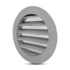 FRESH SPEED 6 inch Grey Round Metal Air Vent -