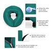 ZenPet Protective Inflatable Recovery Collar for Dogs and Cats (Teal)