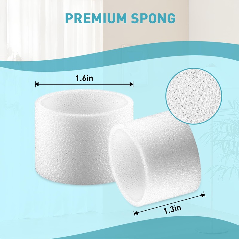 30-pack Humidifier Filters Compatible with LEVOIT Humidifiers Model Classic160, Dual150,