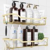 Kitsure Shower Caddy Large - Adhesive Shower Organizer, Stainless Steel