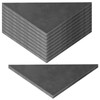 eoere 10 PCS Steel Plate Gussets 6" x 6" x