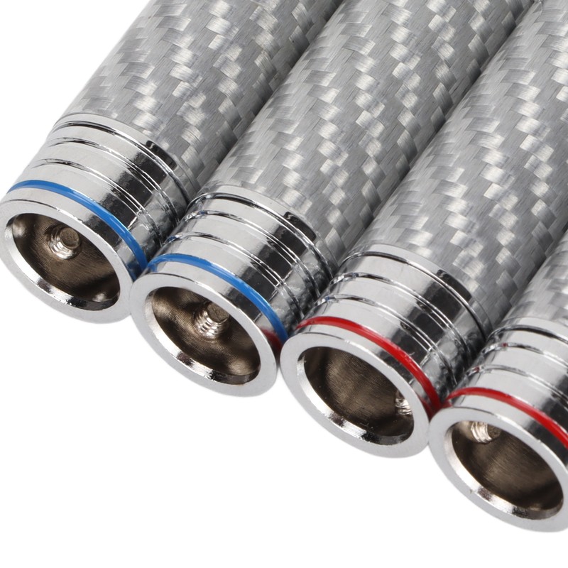 4Pcs RCA Sound Plug Chrome Plated Welding Phono RCA Male