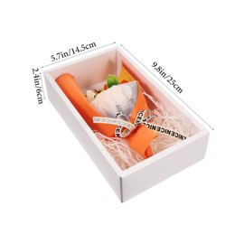 TOVINANNA 1set Eternal Flower Soap Rose for Valentine Day Anniversaries and Weddings Handmade Realistic Soap Flowers Decorative Ornament for Home and Special Occasions