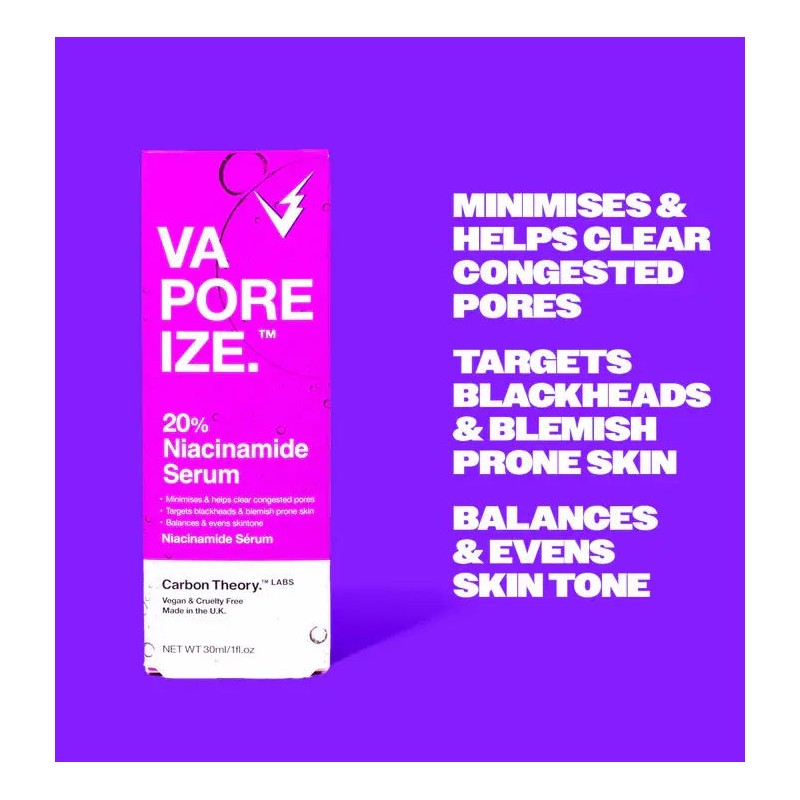 Carbon Theory VaPOREize 20% Niacinamide Serum