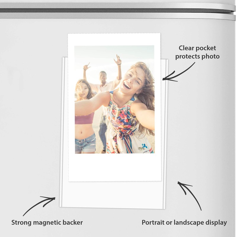 Shot2go mini magnetic photo fridge frames (Pack of 4)