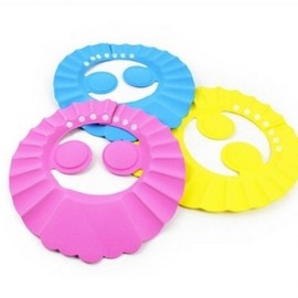Adjustable Size Baby Shampoo Cap Kids Shampoo Hat Standard Pink 7ea