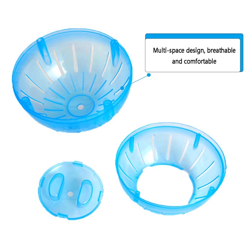RoadLoo Hamster Ball, 2Pcs Hamster Exercise Wheel Mini Jogging Running