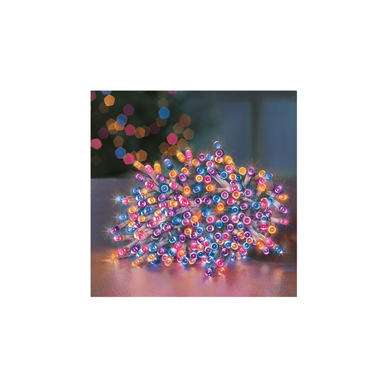 Premier 200 M-A LED 16m Supabrights With Timer - Rainbow