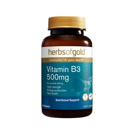 Herbs of Gold Vitamin B3 500mg 60 Tablets