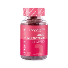 Multivitamin Gummies - 17 Essential Multi Vitamins â Chewable Gummy Vitamins - 1 Month Supply - Vegan â Peach - for Women & Men â Multivitamin Gummies by Novomins