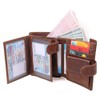 Lolo Carteras para Caballero RFID Hombre Cartera de Billete Tarjetas