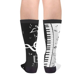 Music Socks For Men Women Fun Novelty Crew Athletic Cool Socks