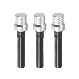 X AUTOHAUX 3pcs Silver Tone Universal Gas Cap Tube with Air Vents