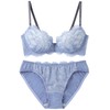 AMPHI BBJ201 Women's Bra and Panties Set, Support to Make
