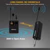 MICNAUX Wireless Lapel Microphone System with Headset & Lavalier Mics,