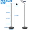 NULTRUMA Street Lights Pole Outdoor with Detachable Base, Water or