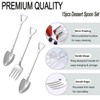 15 Pcs Silver Mini Shovel Spoons and Fork Set for