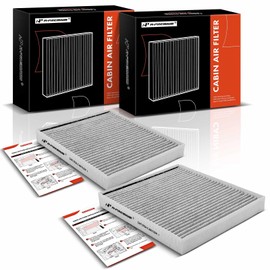 A-Premium - Filtro de aire de cabina de 2 piezas con carbón activado compatible con Hyundai Palisade 2020 2021 2022 2023 - V6 3.8L - Reemplazo # CF12936, 97133-S8000
