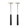 sourcing map 2pcs Double Face Small Plastic Metal Hammer 7"