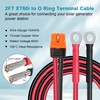 MOOKEERF XT60i to O Ring Terminal Cable 10 AWG 2FT
