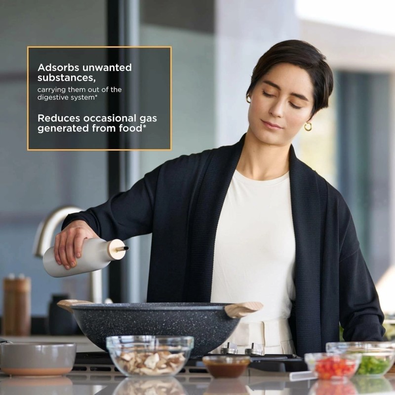 Carbón activado - Suplemento de salud digestiva e intestinal* -
